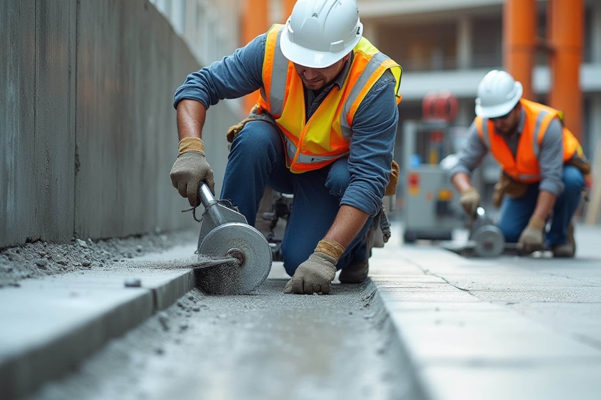 Professional concrete cutting and sawing services