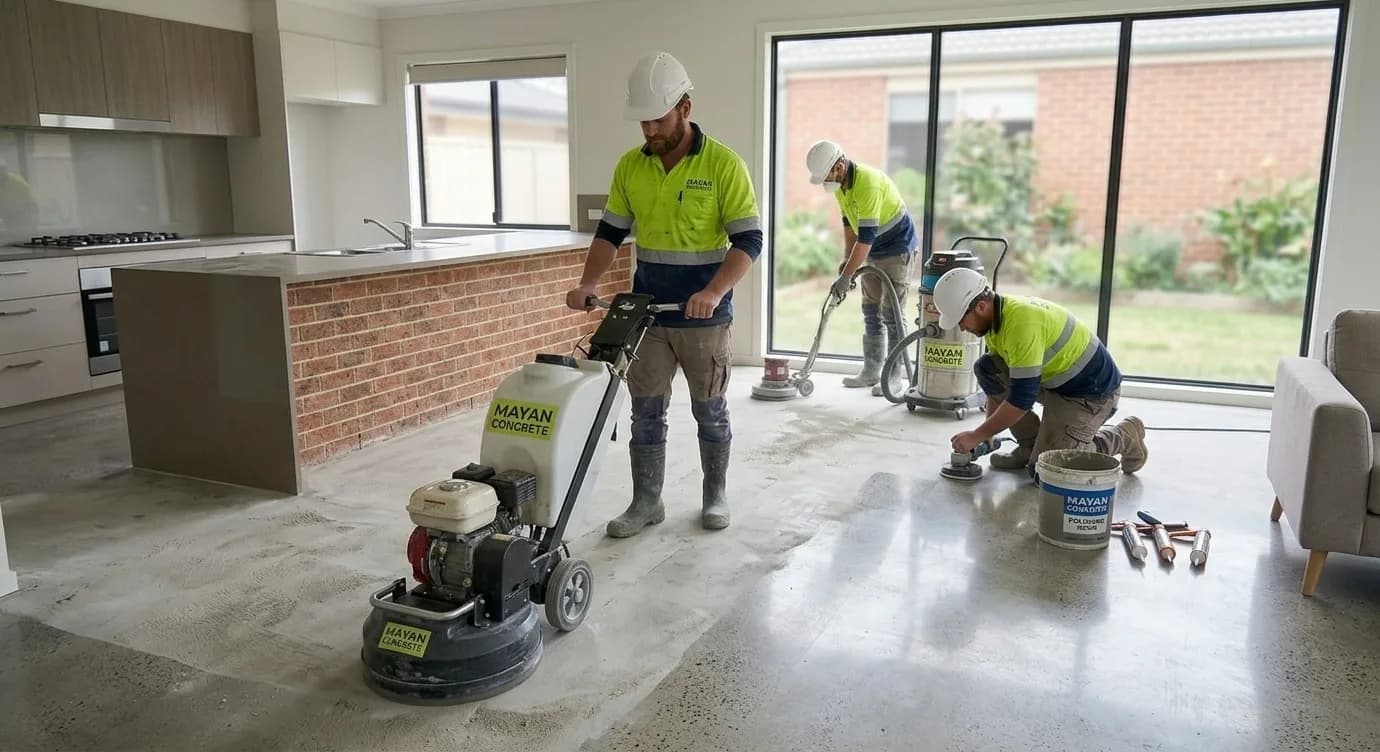 Concrete Flooring service by Mayan Concrete