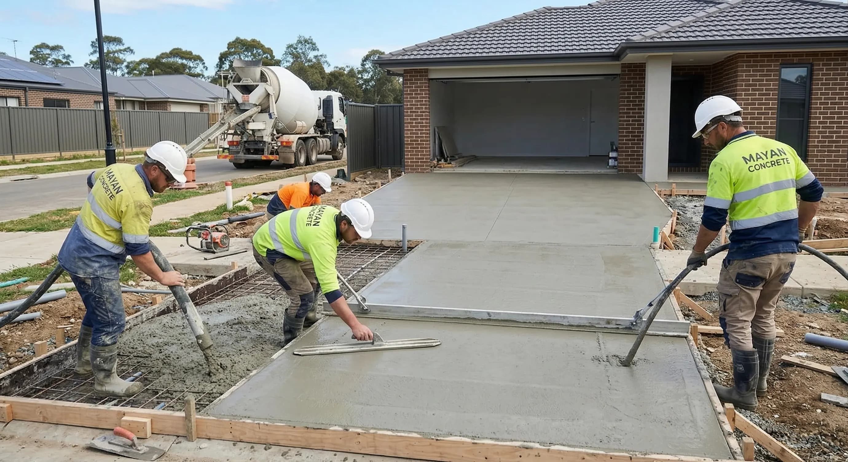 Concrete Driveways service by Mayan Concrete