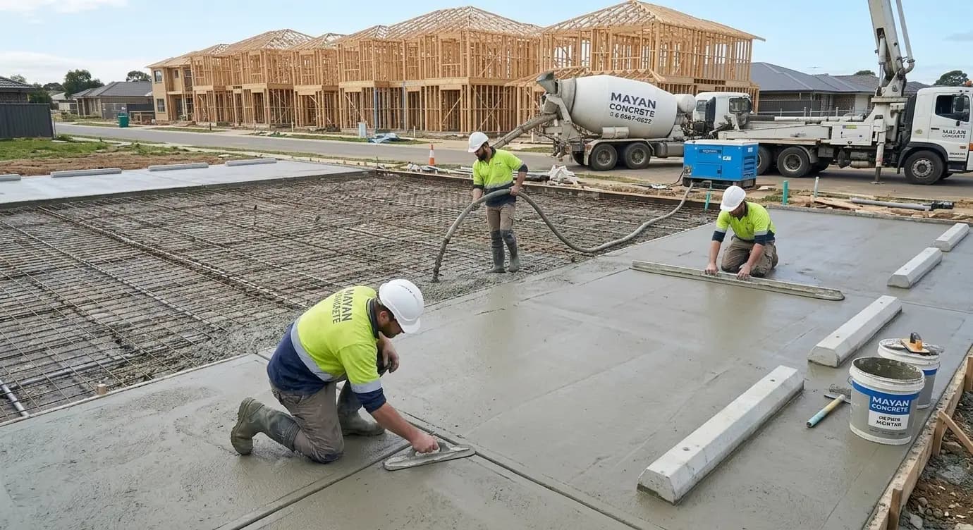 Concrete Parking Lot Building service by Mayan Concrete