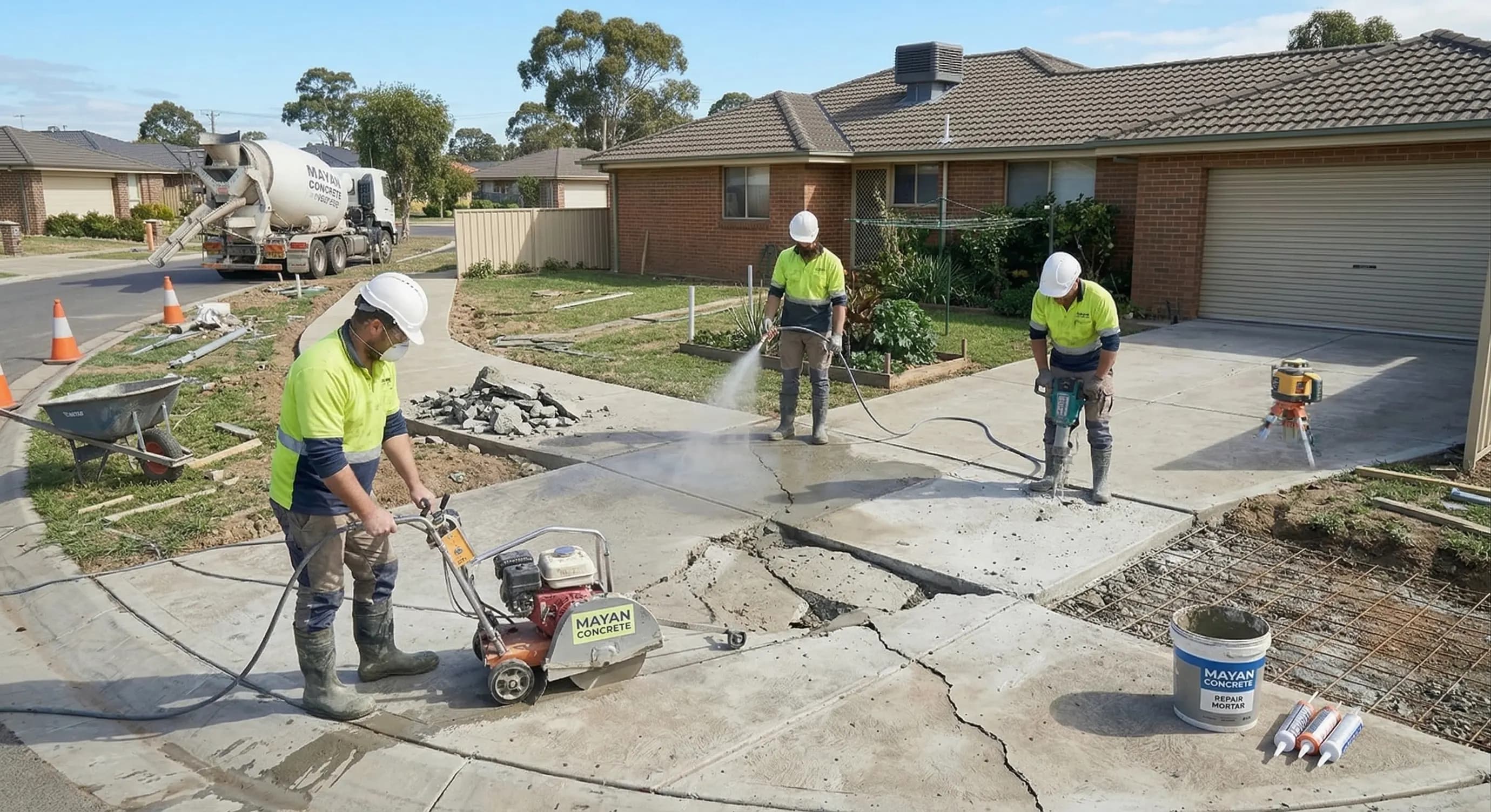 Concrete Repair service by Mayan Concrete