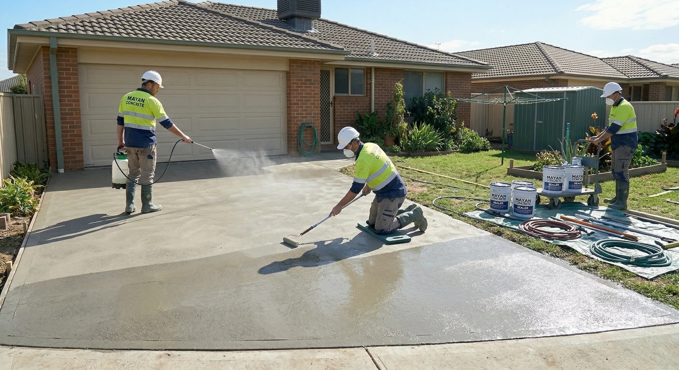 Concrete Sealing service by Mayan Concrete
